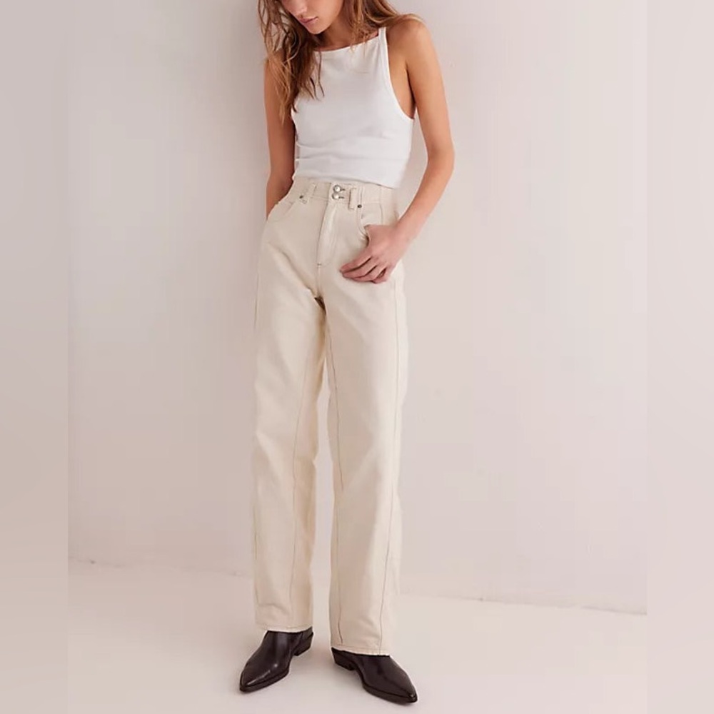 NWT Free People We The Free Aster Straight Leg Jeans
